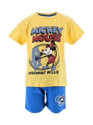 Zdjęcie produktu MICKEY 2-częściowy zestaw "Mickey" w kolorze żółto-niebieskim rozmiar: 98