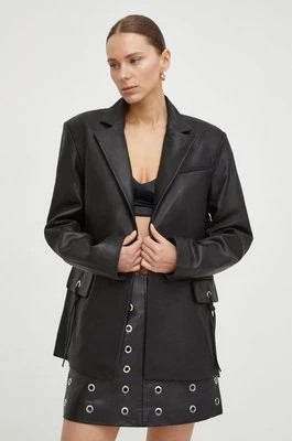 Zdjęcie produktu 2NDDAY marynarka skórzana 2ND Ember - Vogue Leather kolor czarny oversize gładka 2241514667