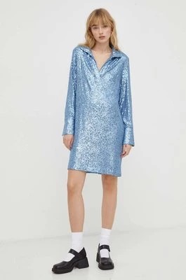 Zdjęcie produktu 2NDDAY sukienka 2ND Evanna - Sensual Glam kolor niebieski mini prosta 2241128217