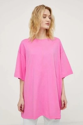 Zdjęcie produktu 2NDDAY t-shirt bawełniany 2ND Lua TT - Daily Jersey damski kolor różowy 2242245302