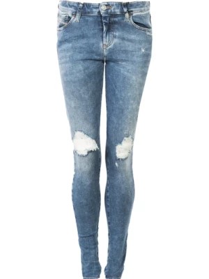 Zdjęcie produktu 34land Skinny Jeans - Średnie Wysokie, Spłowiały Niebieski Diesel