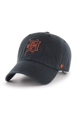 Zdjęcie produktu 47 brand czapka z daszkiem bawełniana MLB Detroit Tigers kolor czarny z aplikacją B-RGW09GWSNL-BKC