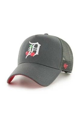 Zdjęcie produktu 47 brand czapka z daszkiem bawełniana MLB Detroit Tigers kolor szary z aplikacją B-ICNDT09CTP-CC