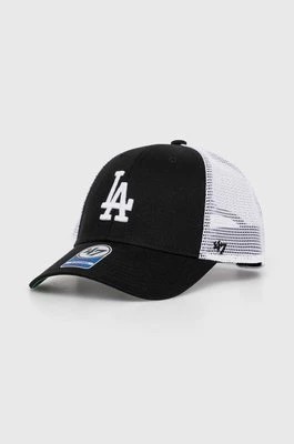 Zdjęcie produktu 47 brand czapka z daszkiem dziecięca MLB Los Angeles Dodgers Branson kolor czarny z aplikacją BBRANS12CTP