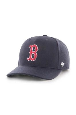 Zdjęcie produktu 47 brand czapka z daszkiem MLB Boston Red Sox kolor granatowy z aplikacją B-CLZOE02WBP-NY