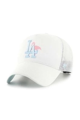 Zdjęcie produktu 47 brand czapka z daszkiem MLB Los Angeles Dodgers kolor biały z aplikacją B-ICNDT12CTP-WH