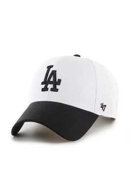 Zdjęcie produktu 47 brand czapka z daszkiem MLB Los Angeles Dodgers kolor biały z aplikacją B-SUMTT12WBP-WH