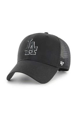 Zdjęcie produktu 47 brand czapka z daszkiem MLB Los Angeles Dodgers kolor czarny z aplikacją B-BRANS12CTP-BKN