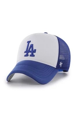 Zdjęcie produktu 47 brand czapka z daszkiem MLB Los Angeles Dodgers kolor niebieski z aplikacją B-TRTFM12KPP-RY