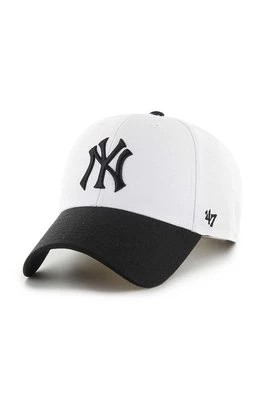 Zdjęcie produktu 47 brand czapka z daszkiem MLB New York Yankees kolor biały z aplikacją B-SUMTT17WBP-WH