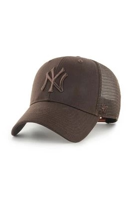 Zdjęcie produktu 47 brand czapka z daszkiem MLB New York Yankees kolor brązowy z aplikacją B-BRANS17CTP-BW