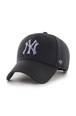 Zdjęcie produktu 47 brand czapka z daszkiem MLB New York Yankees kolor czarny z aplikacją B-ENLSP17CTP-BK