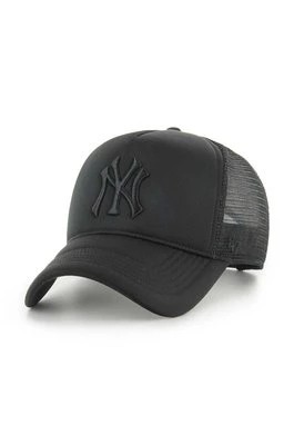 Zdjęcie produktu 47 brand czapka z daszkiem MLB New York Yankees kolor czarny z aplikacją B-TRTFM17KPP-BK
