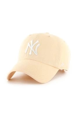 Zdjęcie produktu 47 brand czapka z daszkiem MLB New York Yankees kolor pomarańczowy z aplikacją B-NLRGW17GWS-AF