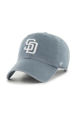 Zdjęcie produktu 47 brand czapka z daszkiem MLB San Diego Padres kolor szary z aplikacją B-NLRGW21GWS-S0