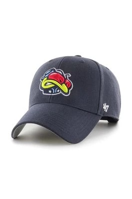 Zdjęcie produktu 47 brand czapka z daszkiem NHL Columbus Blue Jackets kolor granatowy z aplikacją HVIN-SUMVP28WBP-NY00