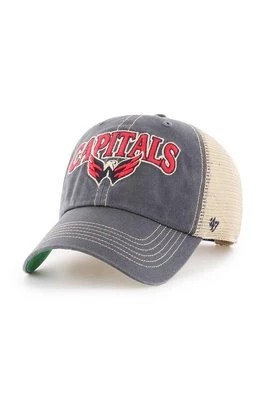 Zdjęcie produktu 47 brand czapka z daszkiem NHL Washington Capitals kolor granatowy z aplikacją H-TSCLA20LAP-VN