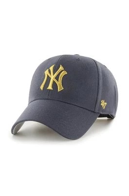 Zdjęcie produktu 47 brand Czapka MLB New York Yankees kolor granatowy z aplikacją