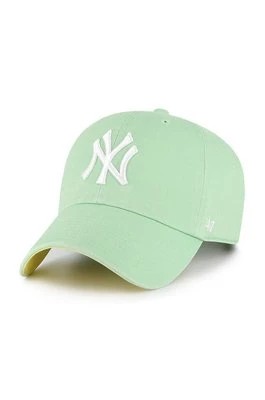 Zdjęcie produktu 47 brand czapka MLB New York Yankees kolor zielony z aplikacją