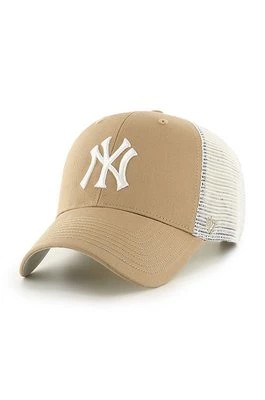 Zdjęcie produktu 47 brand Czapka MLB New York Yankees kolor żółty z aplikacją B-BRANS17CTP-KHC