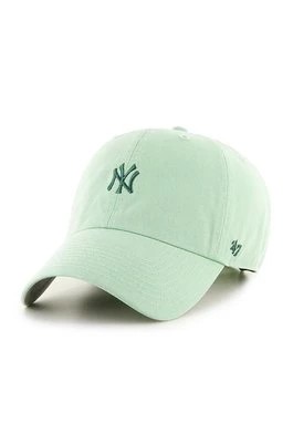 Zdjęcie produktu 47 brand czapka New York Yankees kolor zielony z aplikacją