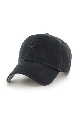 Zdjęcie produktu 47 brand czapka z daszkiem bawełniana MLB New York Yankees kolor czarny z aplikacją B-BSRNR17GWS-BKD