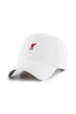 Zdjęcie produktu 47 brand Czapka z daszkiem EPL Liverpool kolor biały z aplikacją