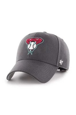Zdjęcie produktu 47 brand czapka z daszkiem MLB Arizona Diamondbacks kolor szary z aplikacją B-MVP29WBV-CCB