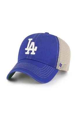 Zdjęcie produktu 47 brand czapka z daszkiem MLB Los Angeles Dodgers kolor granatowy wzorzysta B-TRWLR12GWP-RYC