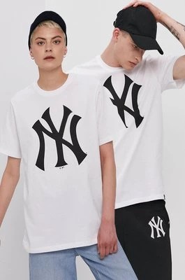 Zdjęcie produktu 47 brand T-shirt kolor biały z nadrukiem