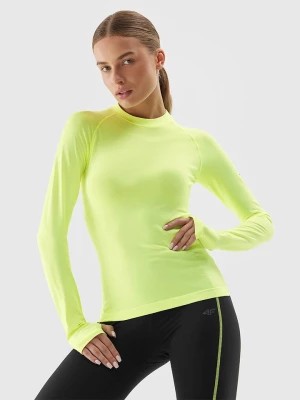 Zdjęcie produktu 4F Koszulka w kolorze limonkowym do biegania rozmiar: M/L