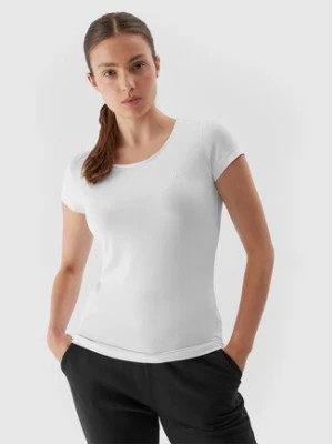Zdjęcie produktu 4F T-Shirt 4FAW23TTSHF0906 Biały Slim Fit