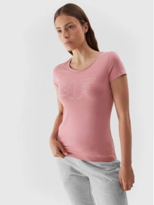 Zdjęcie produktu 4F T-Shirt 4FAW23TTSHF0907 Różowy Slim Fit