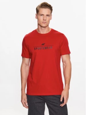 Zdjęcie produktu 4F T-Shirt 4FSS23TTSHM539 Czerwony Regular Fit