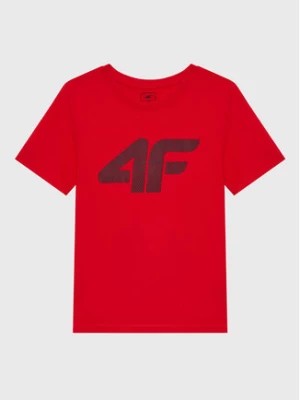 Zdjęcie produktu 4F T-Shirt HJZ22-JTSM002 Czerwony Regular Fit