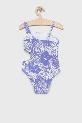 Zdjęcie produktu Abercrombie & Fitch jednoczęściowy strój kąpielowy dziecięcy kolor fioletowy