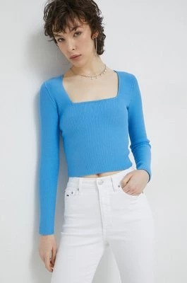 Zdjęcie produktu Abercrombie & Fitch sweter kolor niebieski