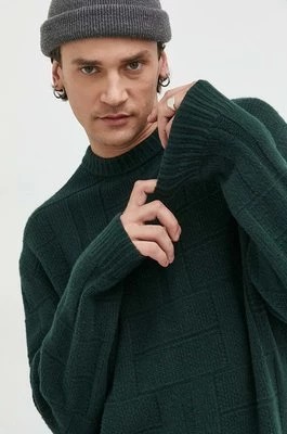 Zdjęcie produktu Abercrombie & Fitch sweter męski kolor zielony