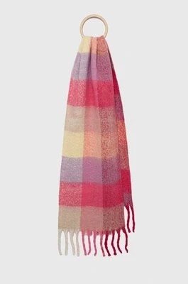 Zdjęcie produktu Abercrombie & Fitch szalik damski kolor fioletowy wzorzysty