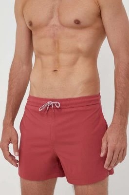 Zdjęcie produktu Abercrombie & Fitch szorty kąpielowe kolor czerwony