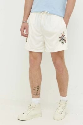 Zdjęcie produktu Abercrombie & Fitch szorty męskie kolor beżowy