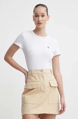 Zdjęcie produktu Abercrombie & Fitch t-shirt damski kolor biały