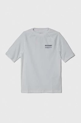 Zdjęcie produktu Abercrombie & Fitch t-shirt kąpielowy dziecięcy kolor biały