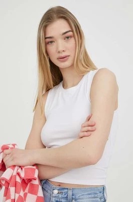 Zdjęcie produktu Abercrombie & Fitch top damski kolor biały