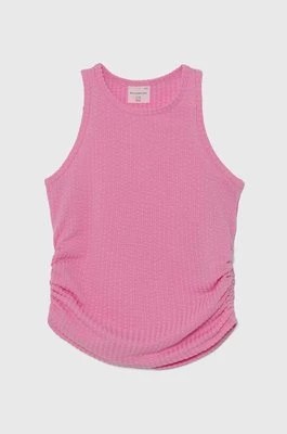 Zdjęcie produktu Abercrombie & Fitch top dziecięcy kolor różowy