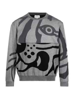 Zdjęcie produktu Abstrakcyjny Sweter z Tygrysem Kenzo