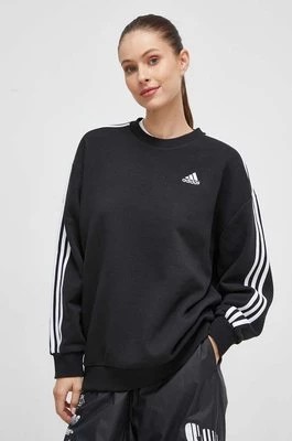 Zdjęcie produktu adidas bluza Essentials damska kolor czarny z aplikacją HZ5759