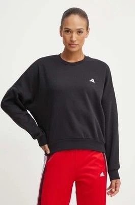 Zdjęcie produktu adidas bluza Essentials damska kolor czarny gładka IX7940