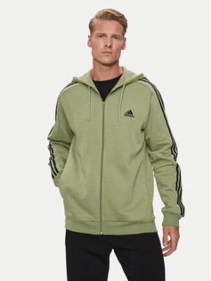 Zdjęcie produktu adidas Bluza Essentials Fleece 3-Stripes JE0341 Zielony Regular Fit