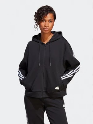 Zdjęcie produktu adidas Bluza Future Icons 3-Stripes Full-Zip Hoodie HT4715 Czarny Loose Fit